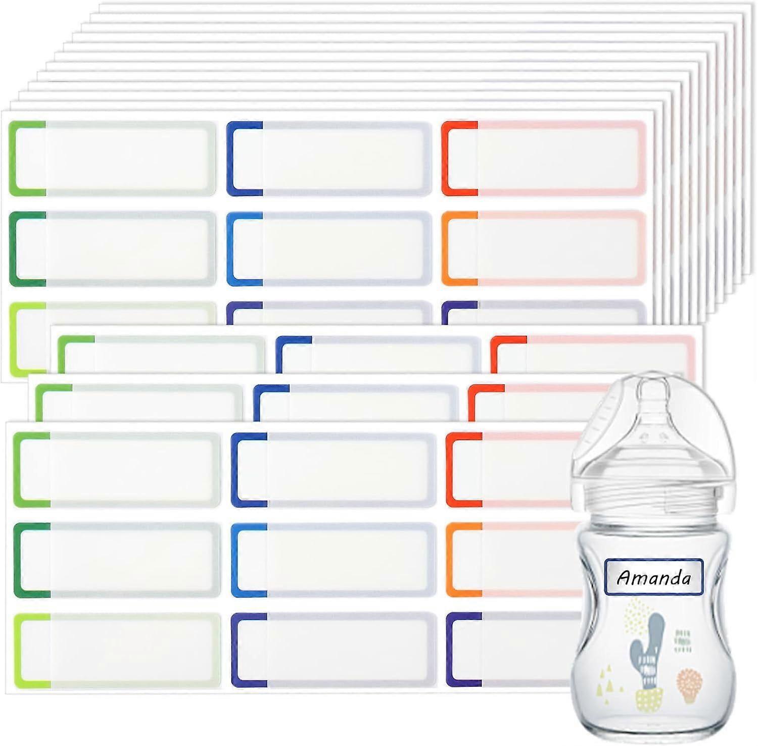 2025 Latest Model Waterproof Name Labels for Daycare - 135 PCS Assorted Colors