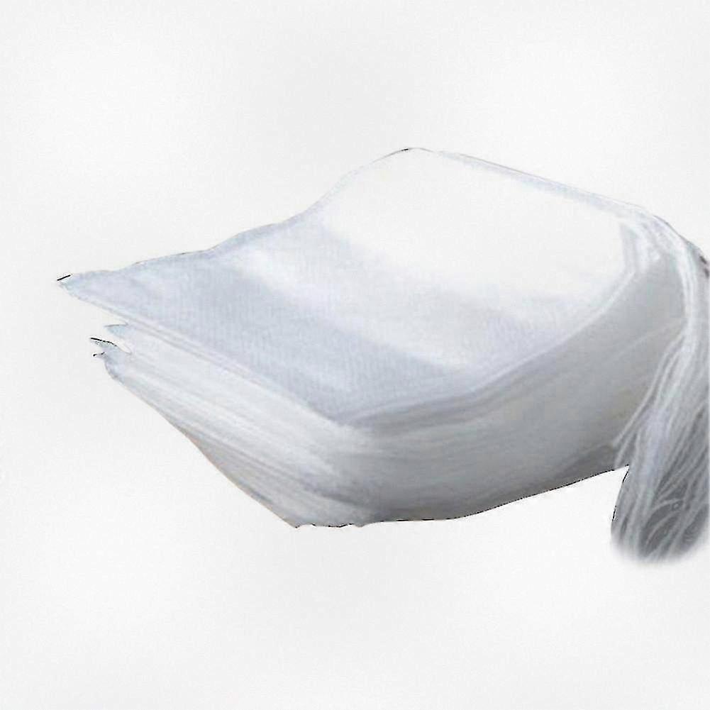 100pcs Drawstring Empty Tea Bags 5.5 X 7cm Paper Teabags for Healthy Tea Brewing