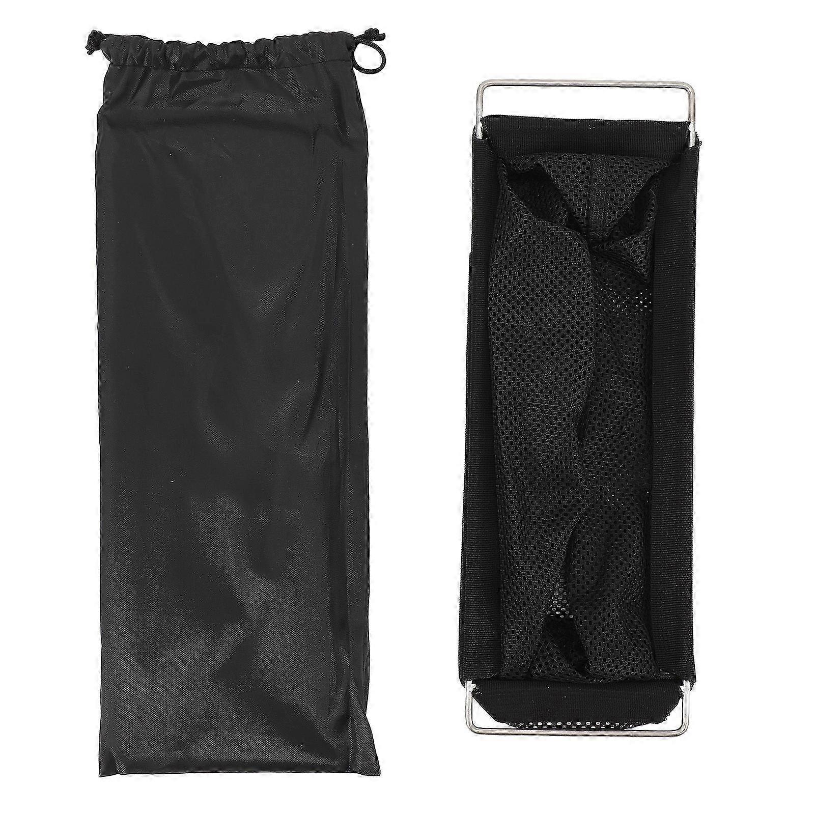 Camping Table Storage Pouch for IGT Unit Stainless Steel Polyester Universal Folding Hanging Mesh Basket Camping Table Accessories SZRH A-C