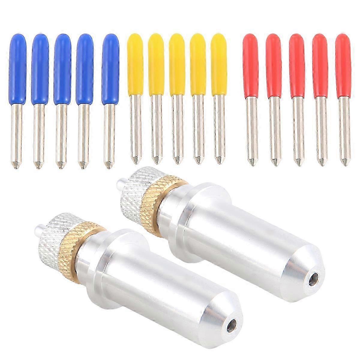 17Pcs 30/45/60 Degree For Cutting Plotter Cutter Blade+Holder