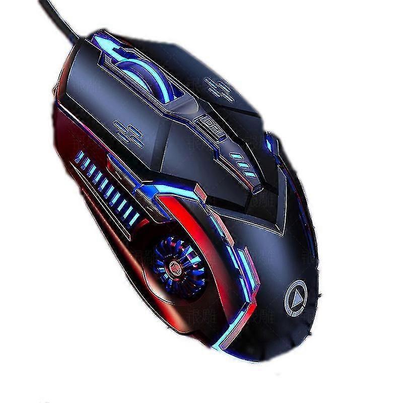 Optical Gaming Colorful Mouse Wired With 6 Buttons 7 Colors Dpi 1200 To 3200