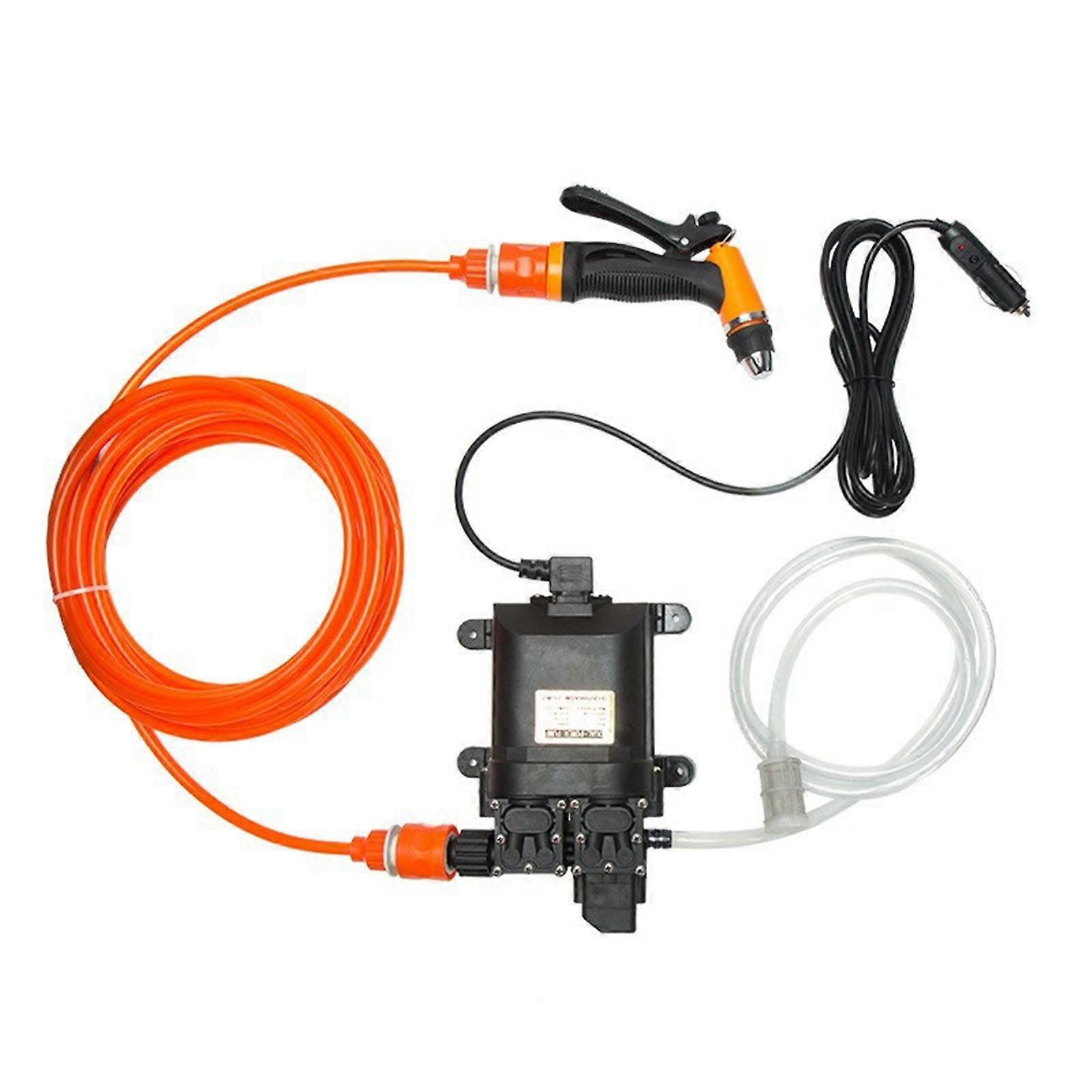 Efficient 12V Electric Car Cleaner Wash Unit with Double Pump Designs for Long Lasting Performances and Easy Operation