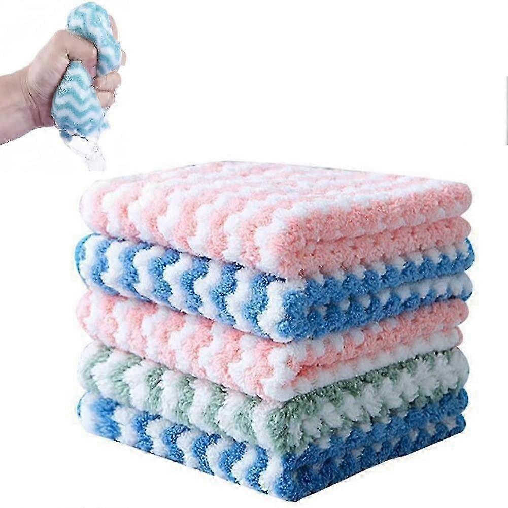 5 erittäin imukykyistä mikrokuituliinaa, 9.8x9.8 tuumaa