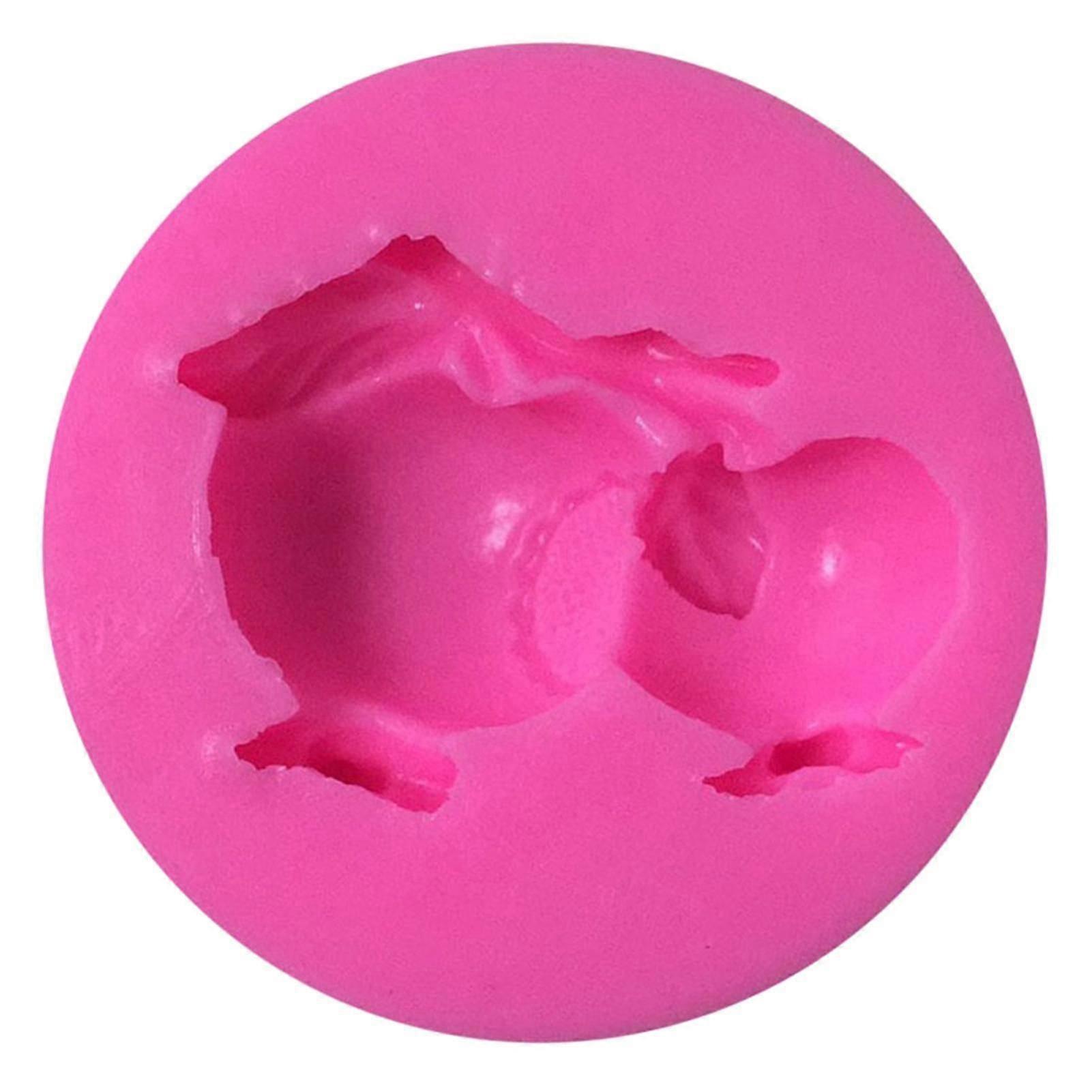 Cake Mold Heat-resistant Easily Demoulding Pastry Tool Silica Gel Double Pomegranate Shape Cake Mould For Bakery Q