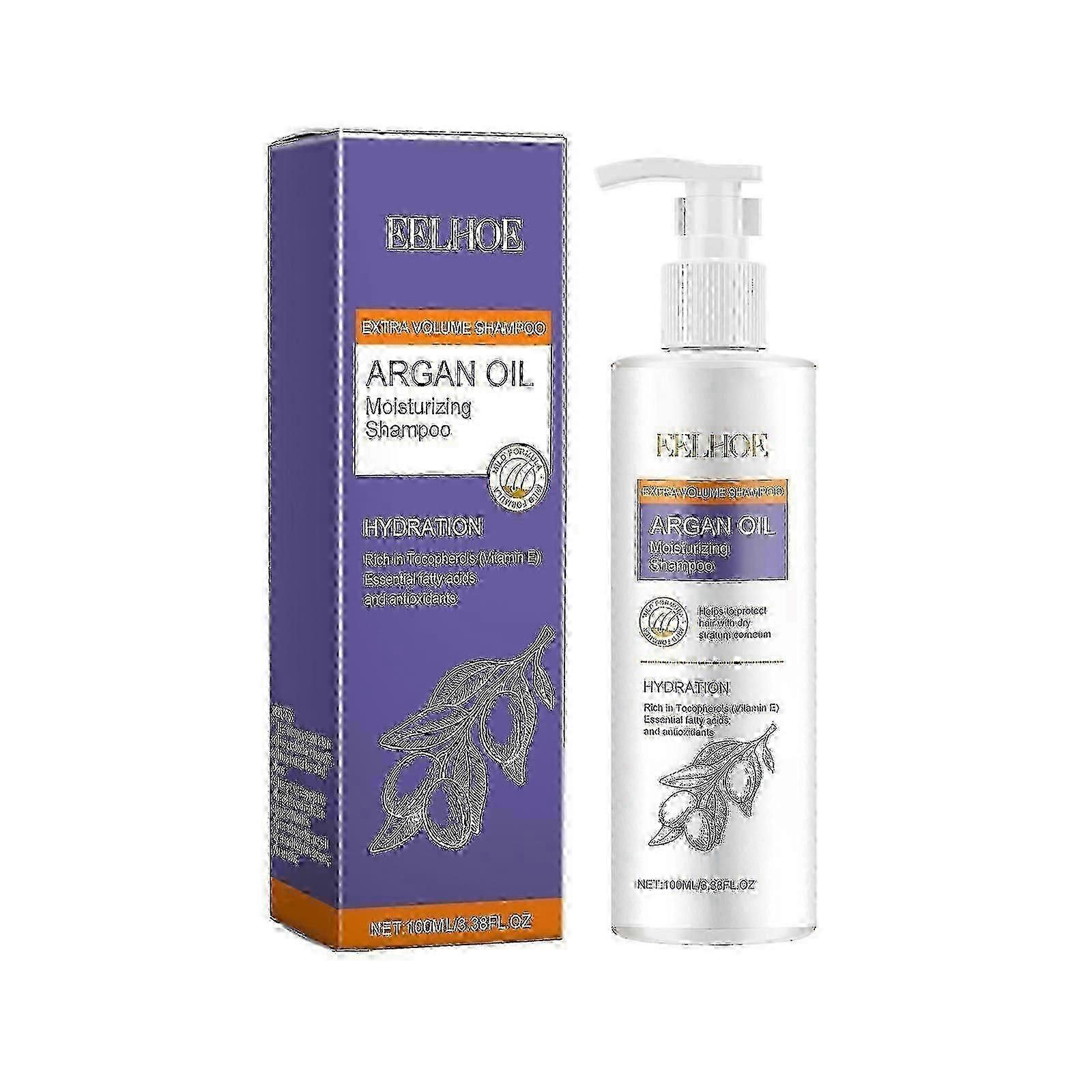 Argan Oil Volumizing Shampoo, Clean, Fluffy, Shiny And Nourishing Shampoo For Hair