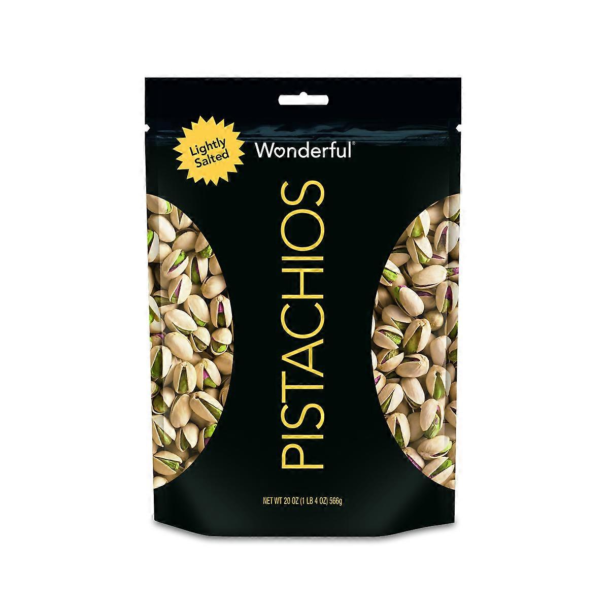 Wonderful Lightly Salted Roasted Pistachios - 20oz