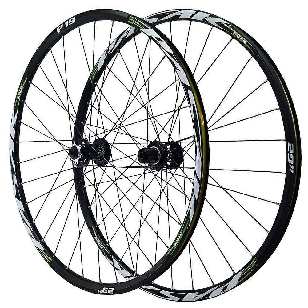 MTB Wheel Set 26/27.5/29, Disc Brake, Quick Release, Aluminum Rim, Front Rear, 32-Hole, 8-12-Speed Cassette Compatible