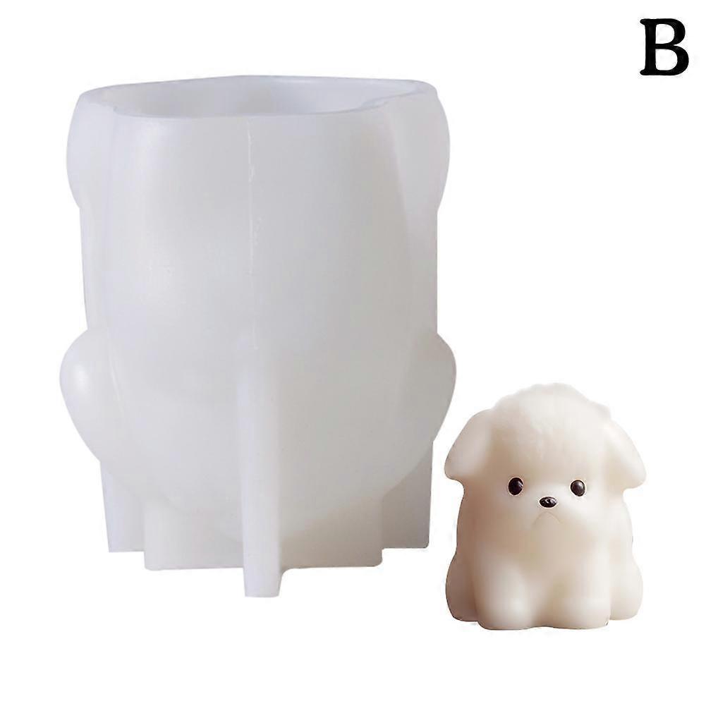 Puppy Jelly ND-01(B)$Puppy Jelly Silicone Moule DIY Cartoon Mousse Cake Jelly Pudding Moule en silicone
