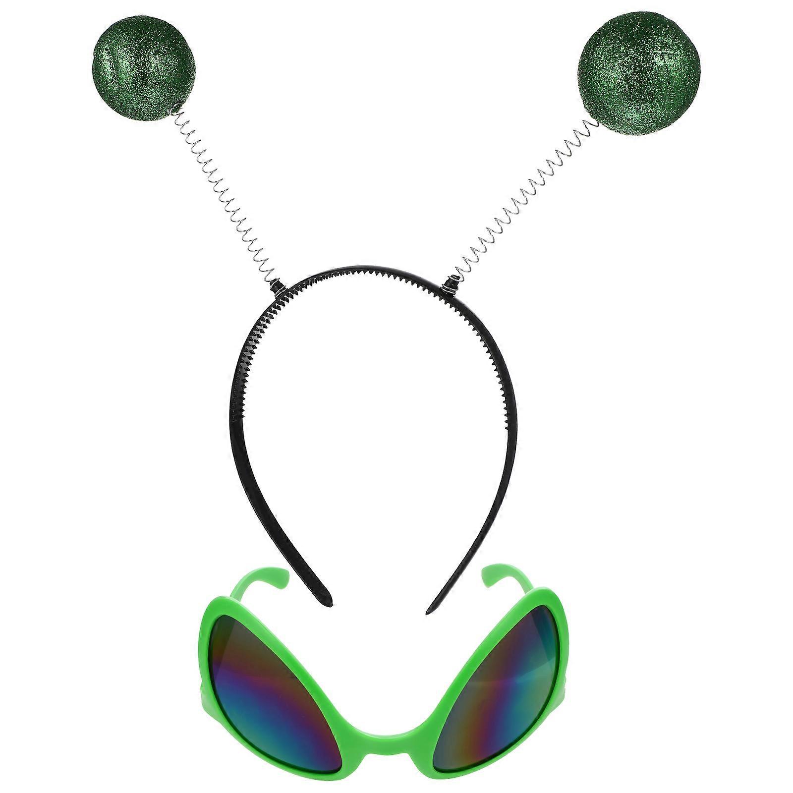 Stylish Komische Brille and Hoop for Special Event Outfits