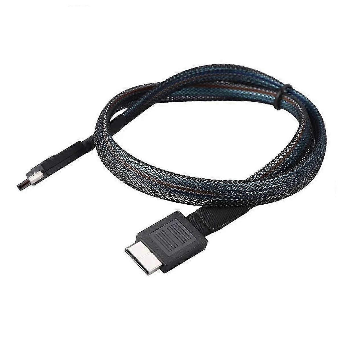Καλώδιο PCIE4.0 MINI SAS 24Gbps Καλώδιο επέκτασης δεδομένων Oculink SFF-8611 σε SFF-8611 Δεδομένα διακομιστή TransfeBlack SZRH