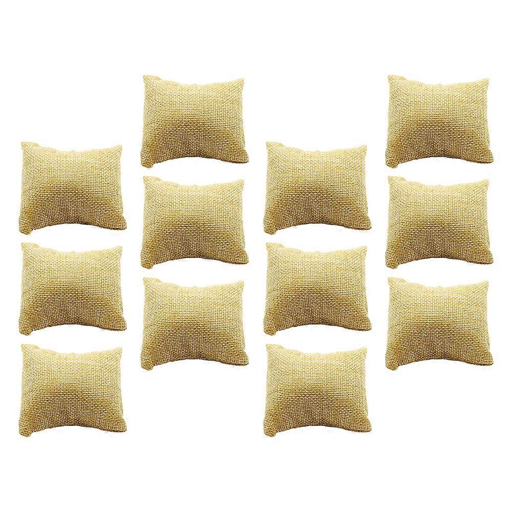 12pcs Watch Pillow Cushions for Display, Portable Bracelet Holder & Bangle Display Pillows for Organizing Watches, Jewelry & Accessories