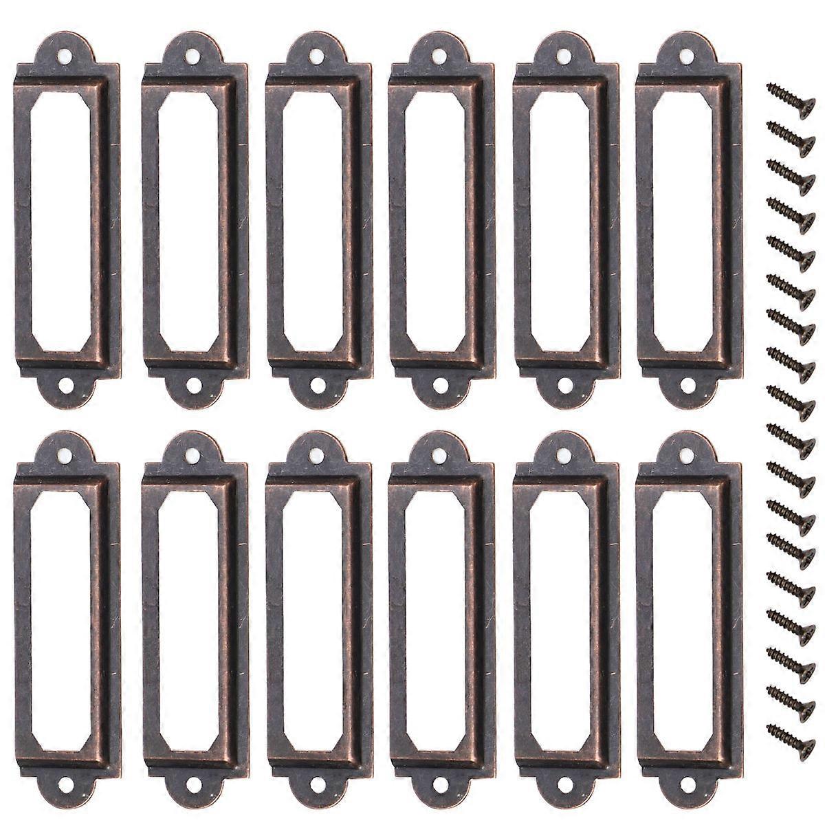 Iron Label Holder for Drawers, Versatile Use in Offices and Home Furniture