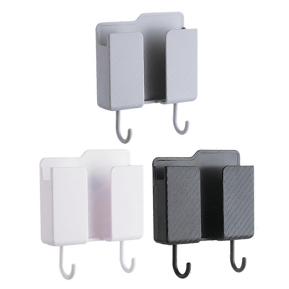 Non-slip Phone Mount with Hooks for Organizing Keys and Accessories Indoors