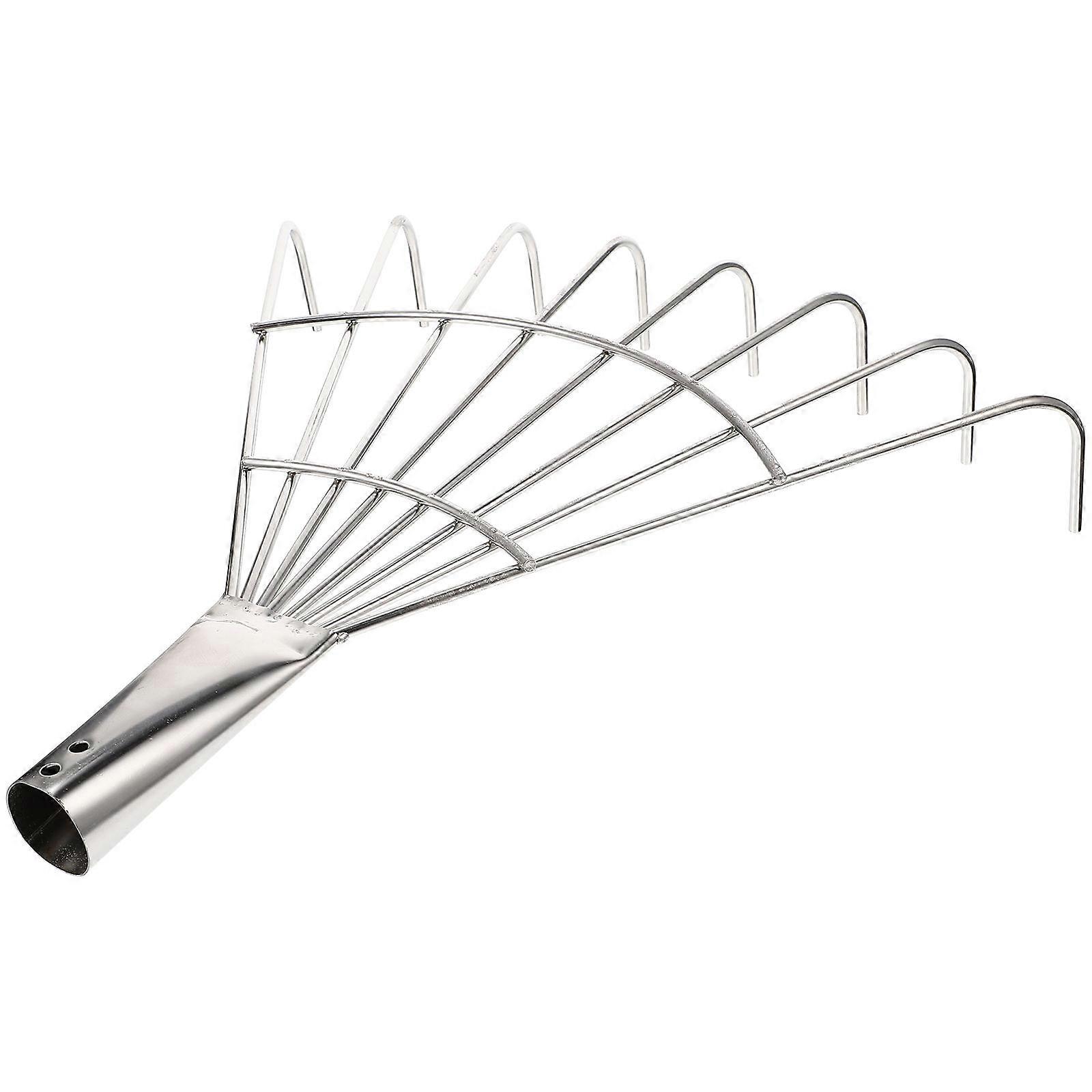 Ground Maintenance Rake with 8 Teeth for Effective Leaf Collection and Weeding