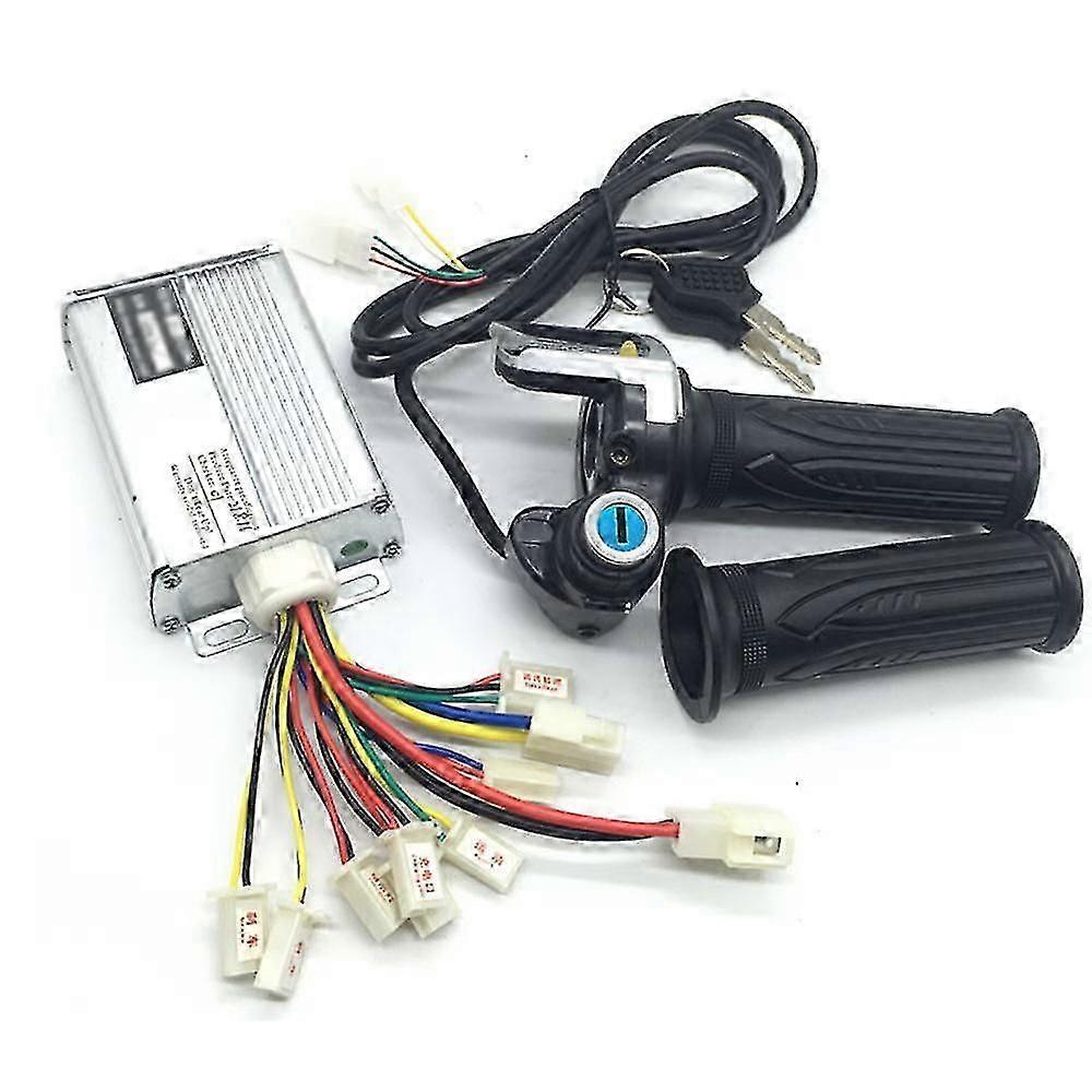 1000w 36v Brushed Electric Bicycle Speed Controller with Thumb Throttle Grip Set & Lock