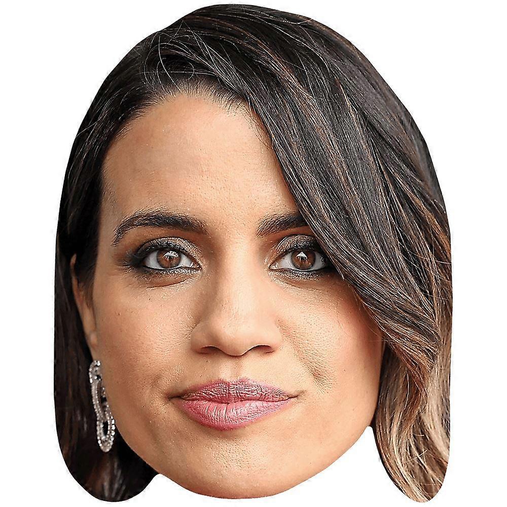 Natalie Morales (Lipstick) Celebrity Mask, Flat Card Face