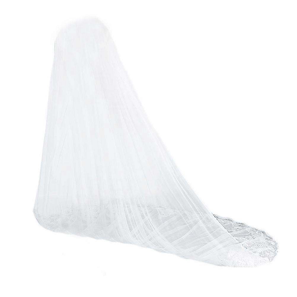 Bride Veil Wedding Accessory For Relatives Getting Married 400x180cm Lace 1Pc
