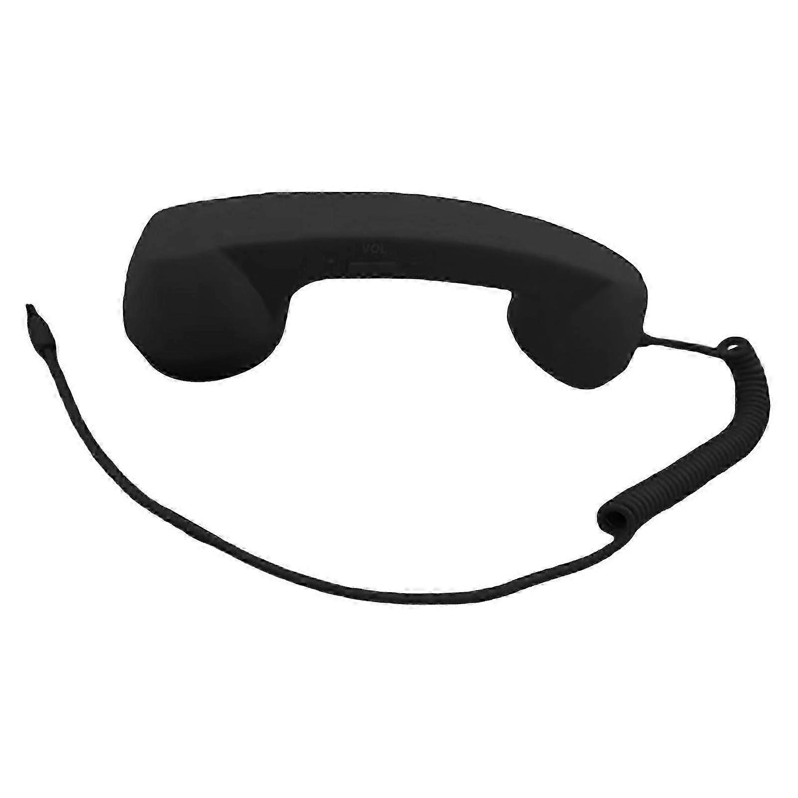 Mobile Phone Receiver Retro 3.5mm Phone Handset With Adjustable Volume And Microphone Mobile Accessory