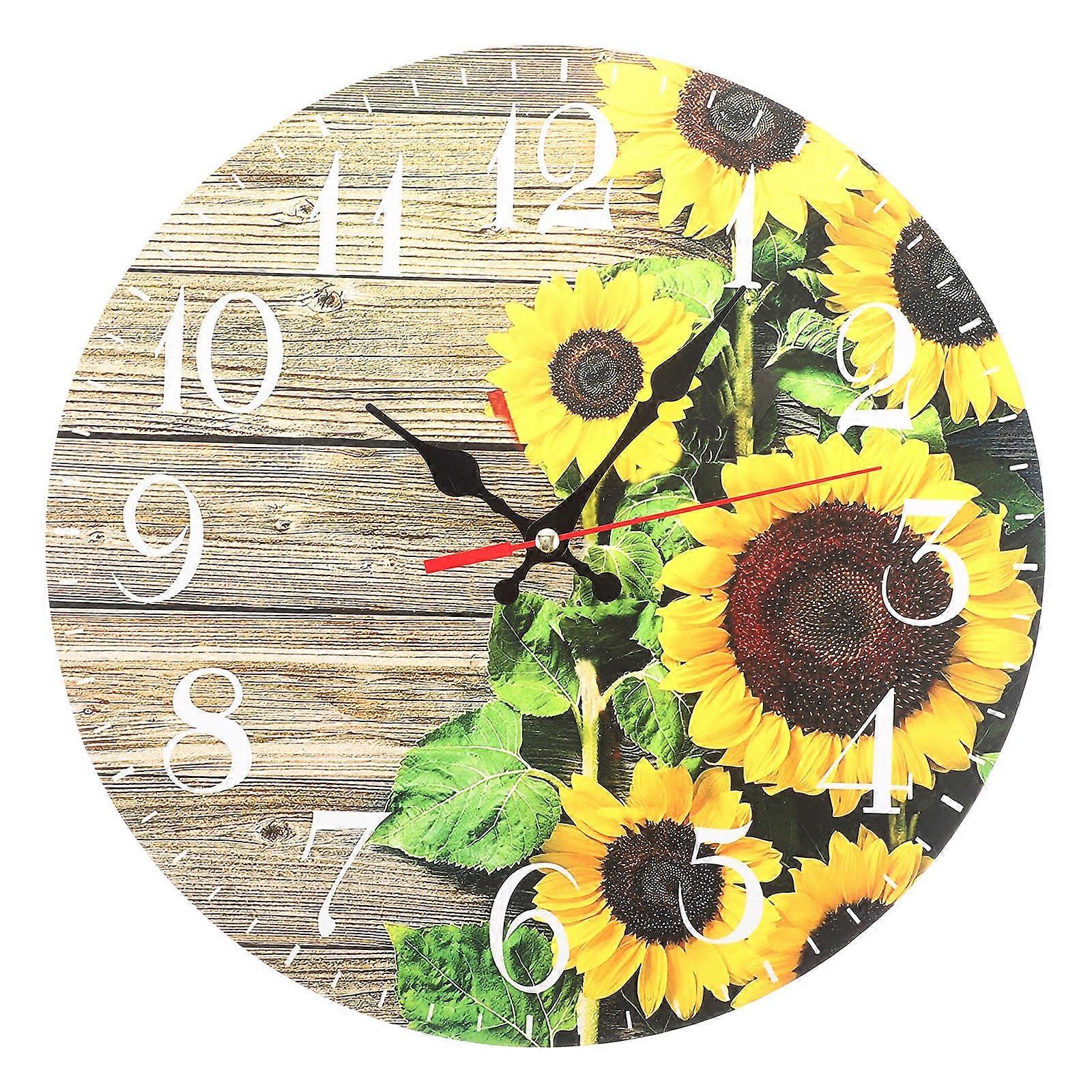 Office Clock Wall Hanging Clock Material Precise Timing Bedroom Decor 1Pcs