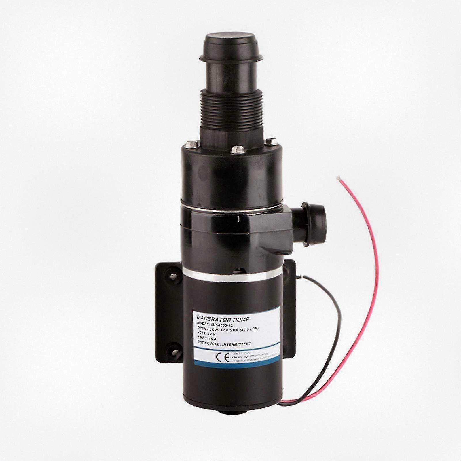 مضخة نفايات Macerator ذاتية التحضير مع حماية جافة لتفريغ نفايات قارب اليخوت البحرية