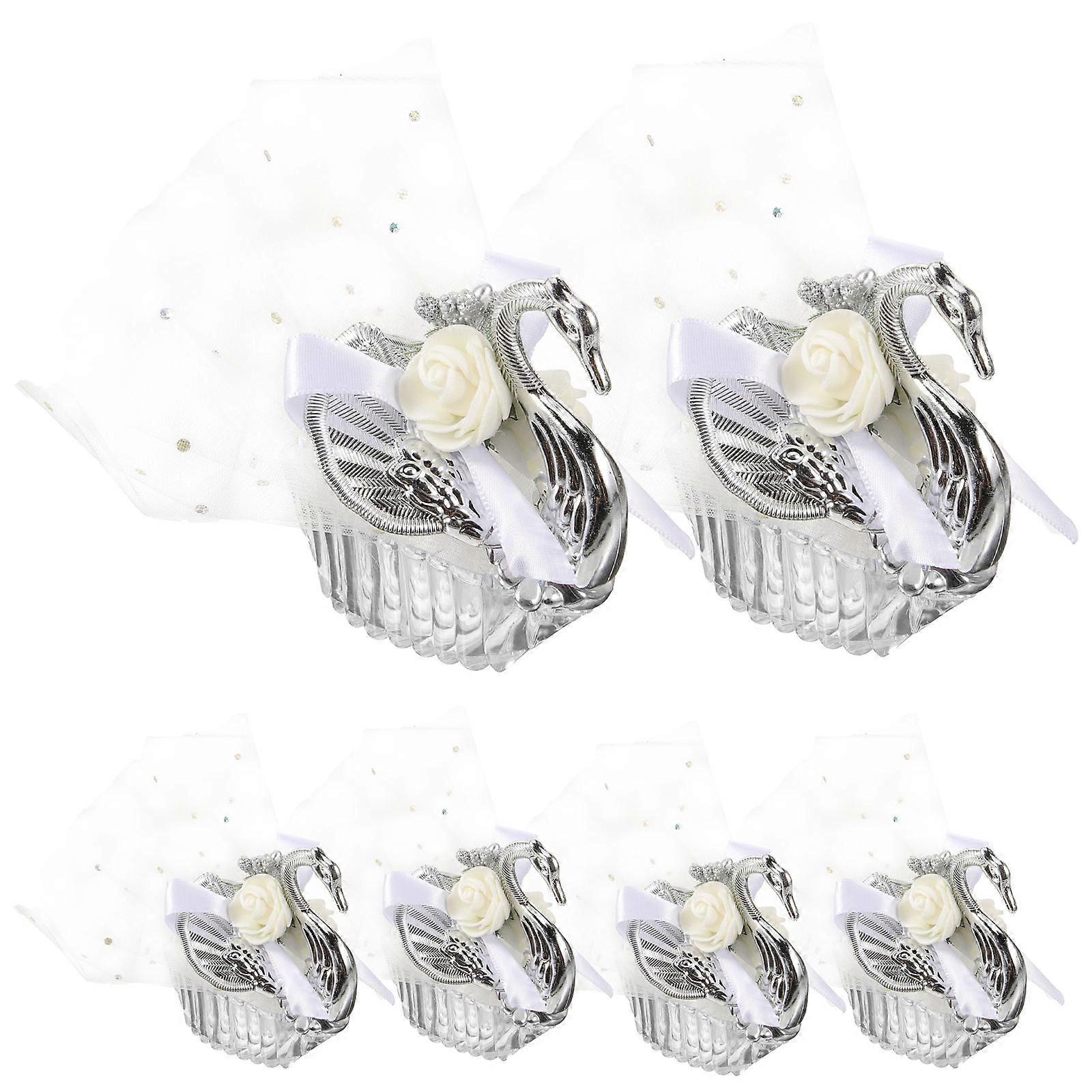 Boxes For Sweets Small Candy Containers Elegant Design Gauze 6Pcs