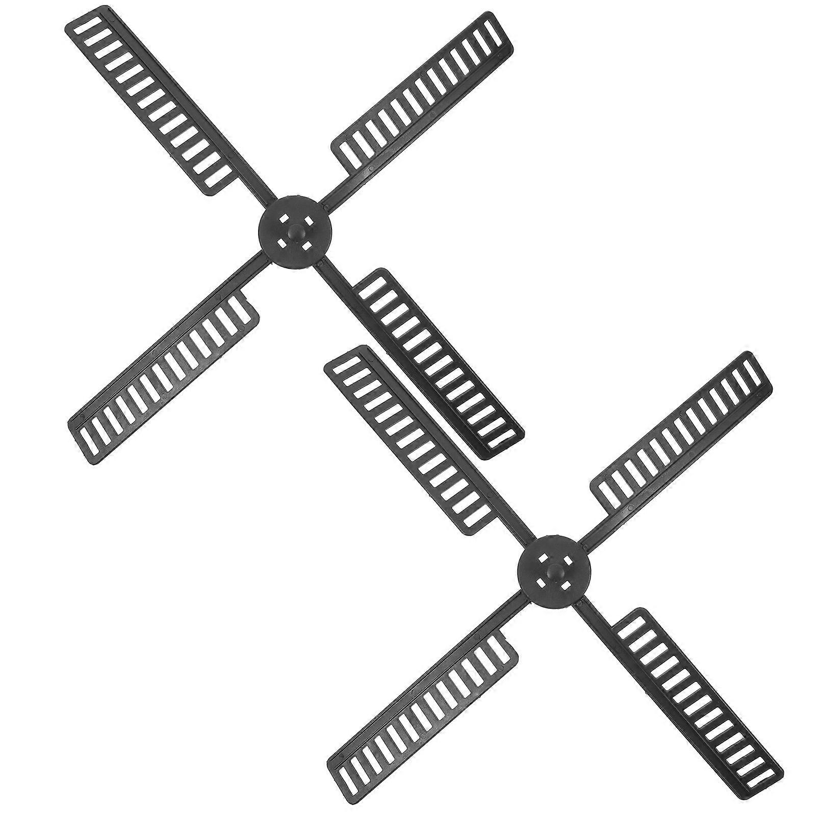 Plastic Windmill Parts Set Durable Outdoor Garden Decor with Whimsical Rotating Design, Non Fading for Patio and Yard