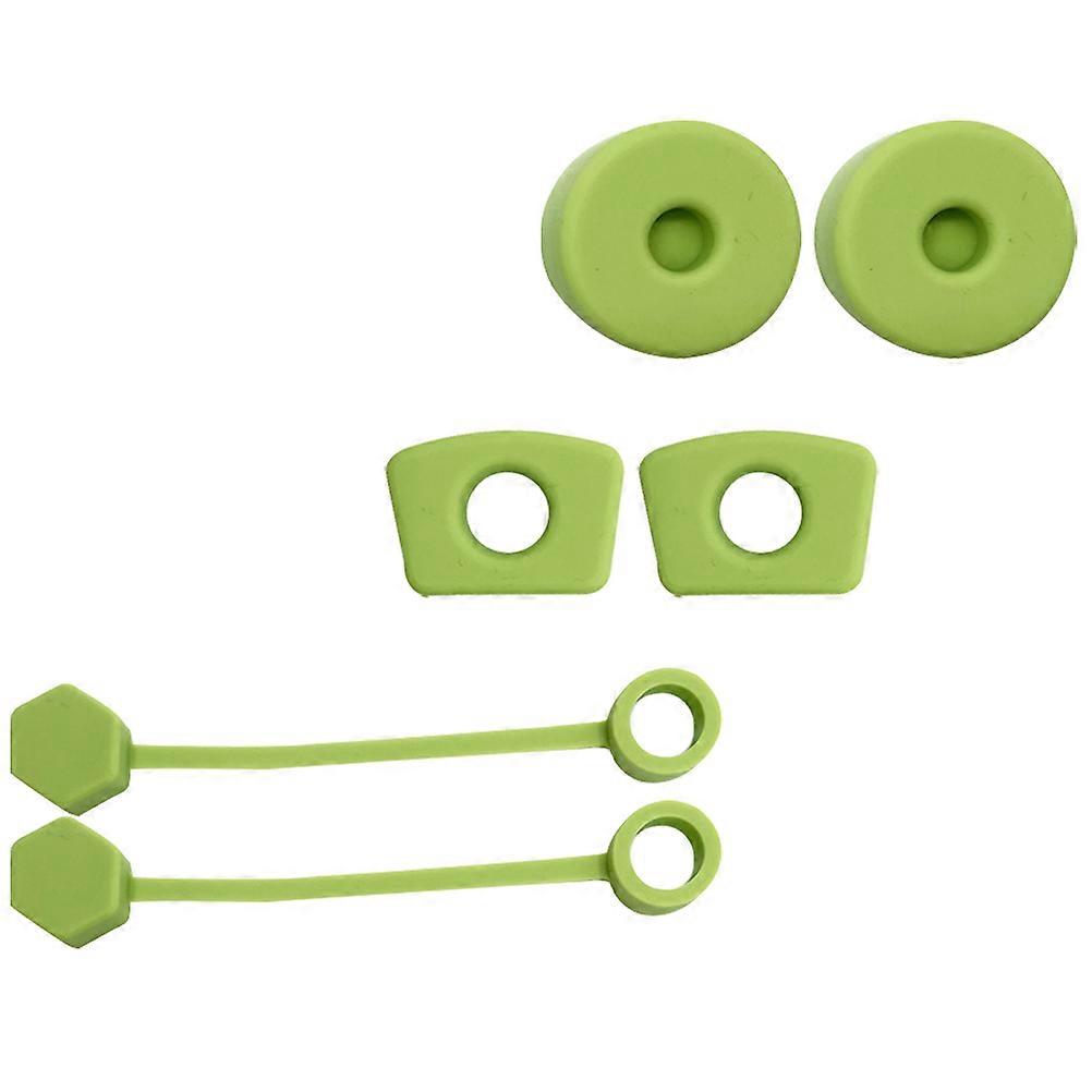Leakproof Tumbler Stopper Set Prevent Dust Contamination Cup Accessories 6x1.7cm Green 2Set