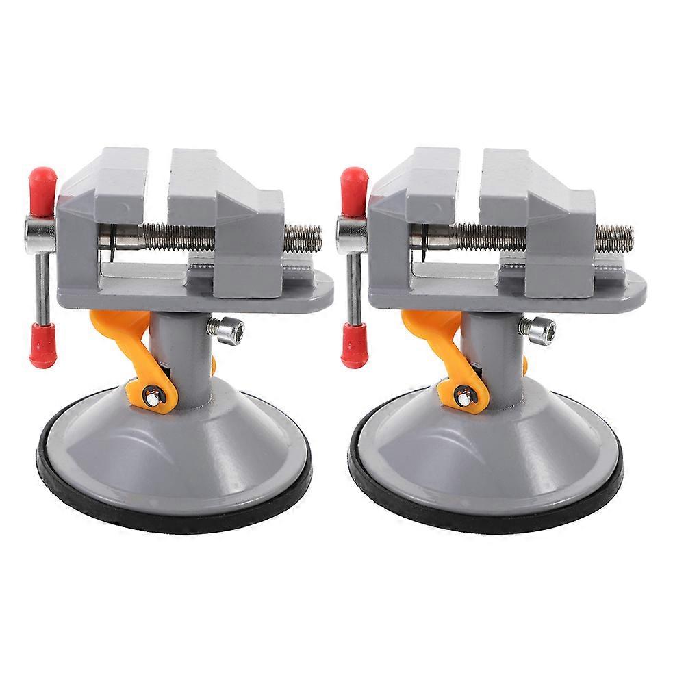 Mini Swivel Rotating Vise Compact Table Clamp for Woodworking, Metalworking & DIY Projects Portable Bench Vise with Unique Design for Reliable