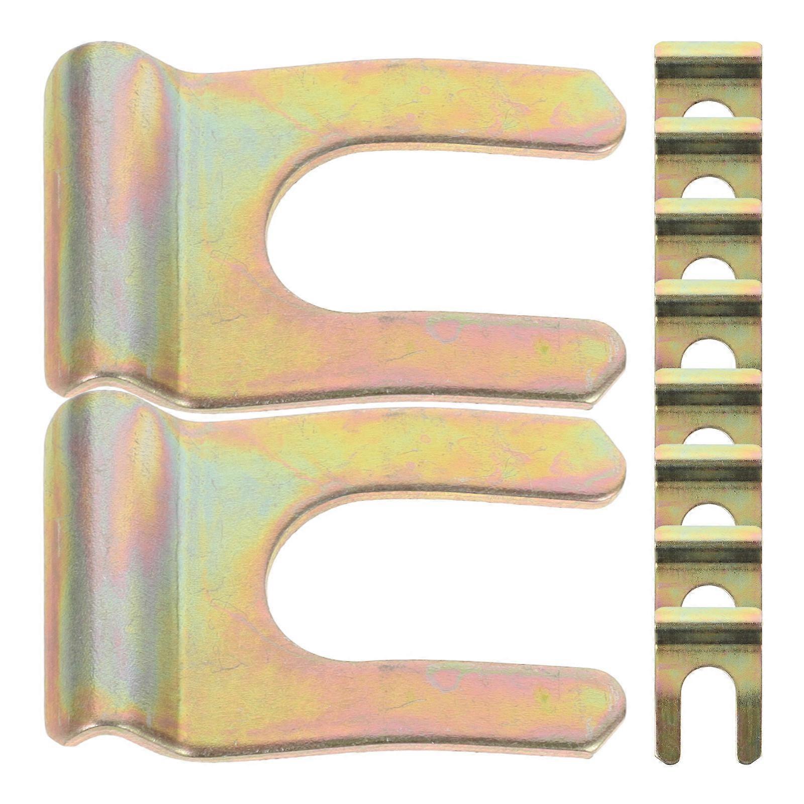 Car Brake Pipe Retainers Brake Line Clips U Shaped Brake Line Fastening For Trucks 10Pcs
