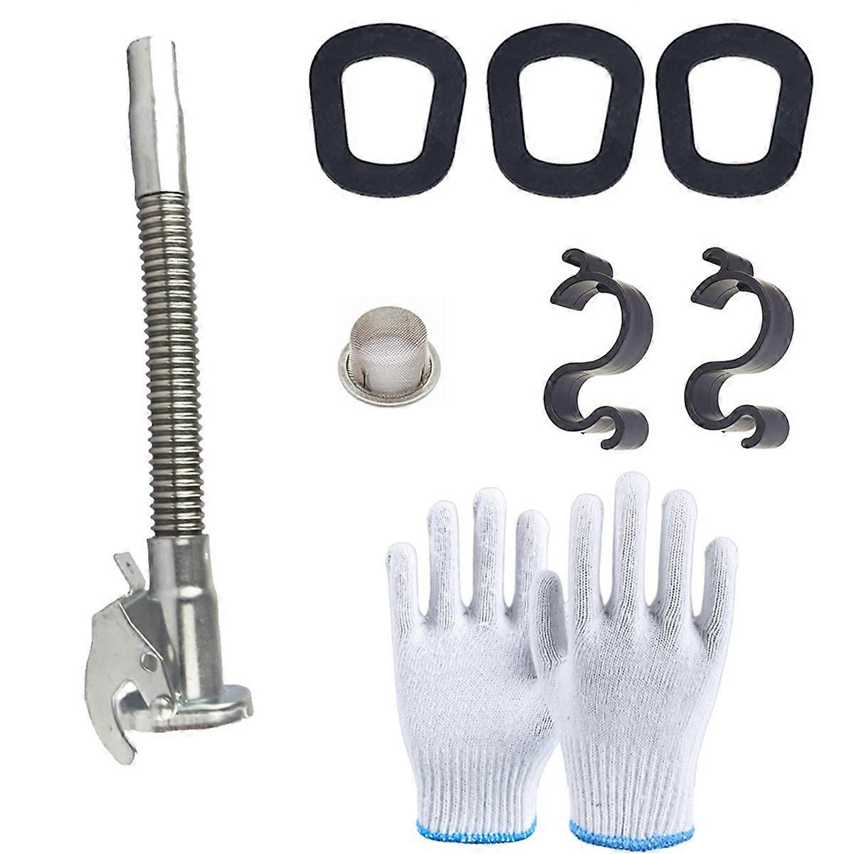 Rust Proof Fuel Flow, Stainless Steel Car Fuel Pipe, Anti Static Spout with Mesh Filter, Secure, , Water Transfer