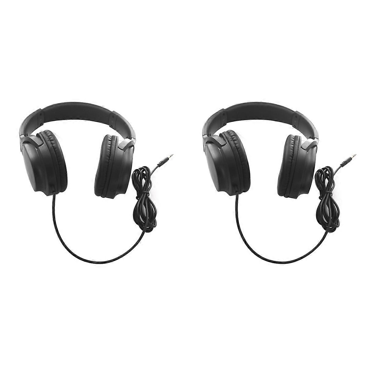 Guitar Headphone Amplifier Audio Mixer Headset Retractable Foldable