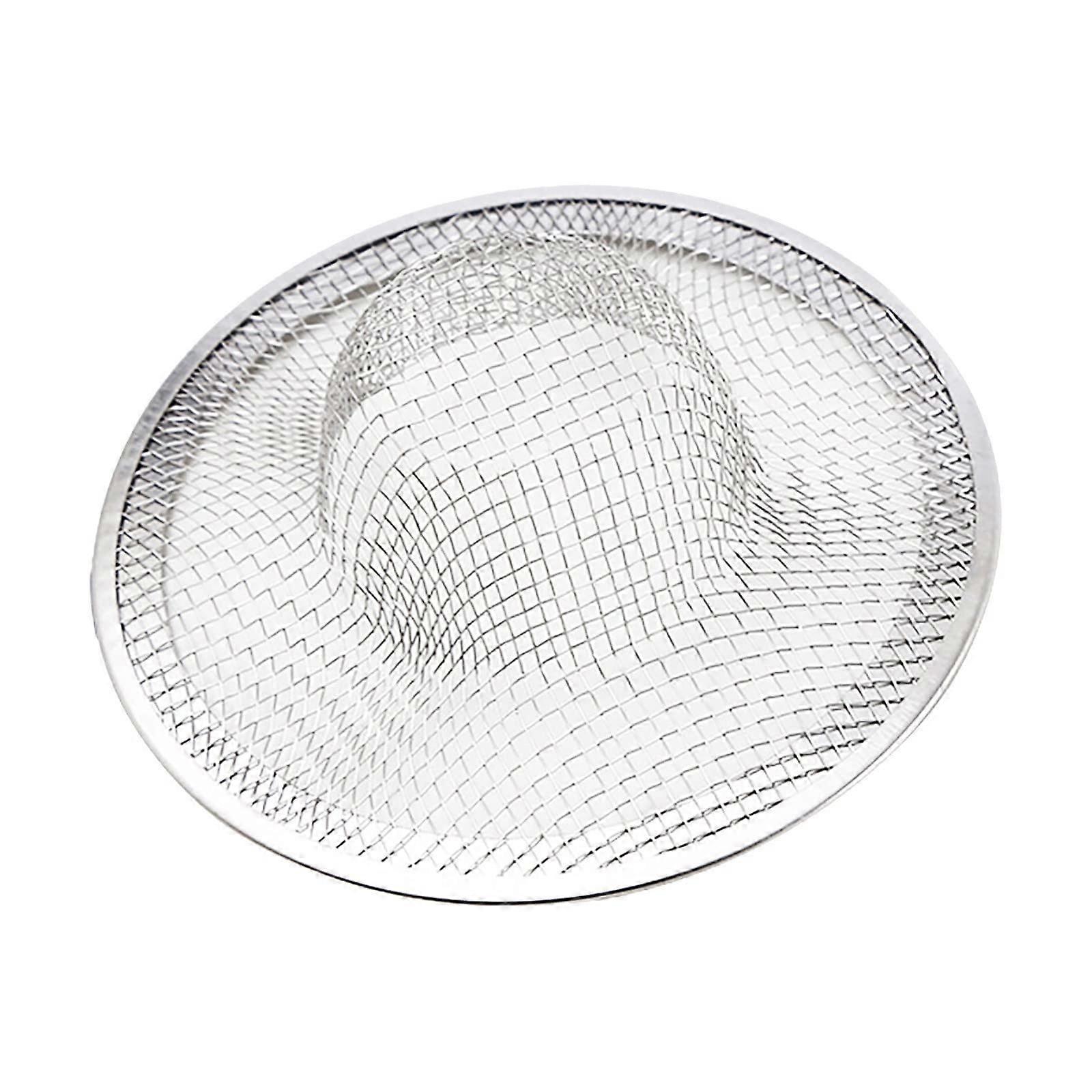 3pack stainless steel filter trap made of metal, robust drain stoppers with 4 screens, standard size standard size B