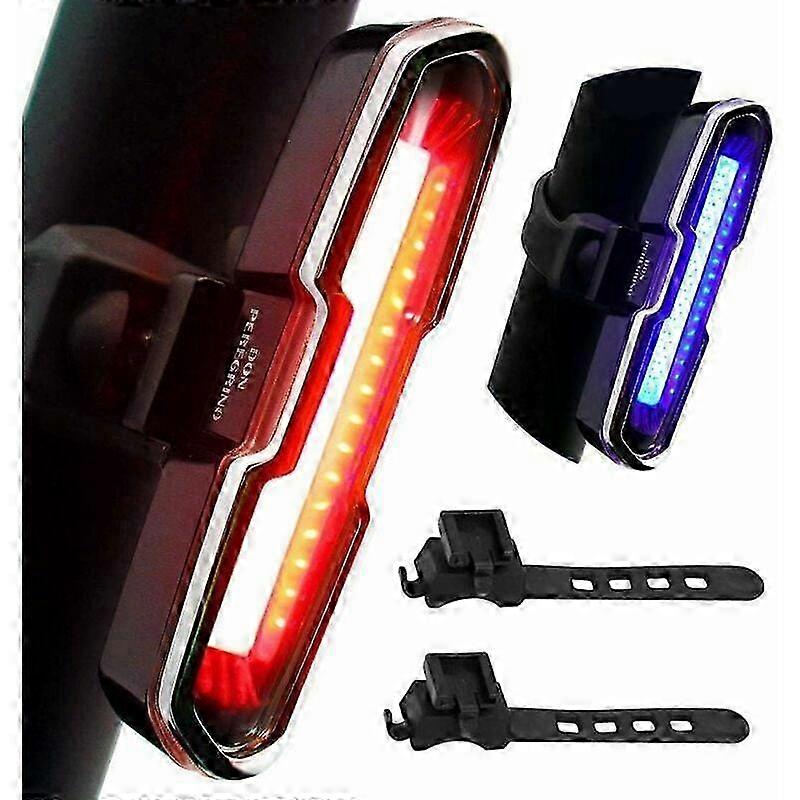 110 Lumens Powerful Bike Tail Light, USB Rechargeable LED Light with 5 Fixed / Flash Modes