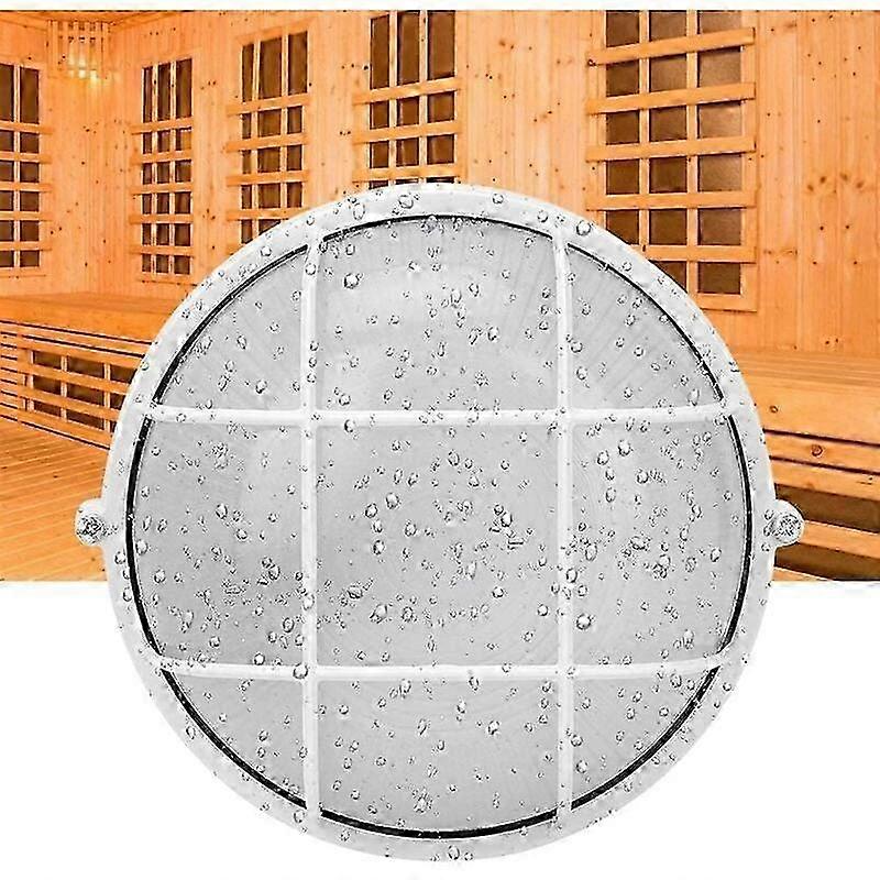 Sauna Lamp - Explosion-Proof Round Lamp Accessory for E27 Sauna Wire in High Humidity