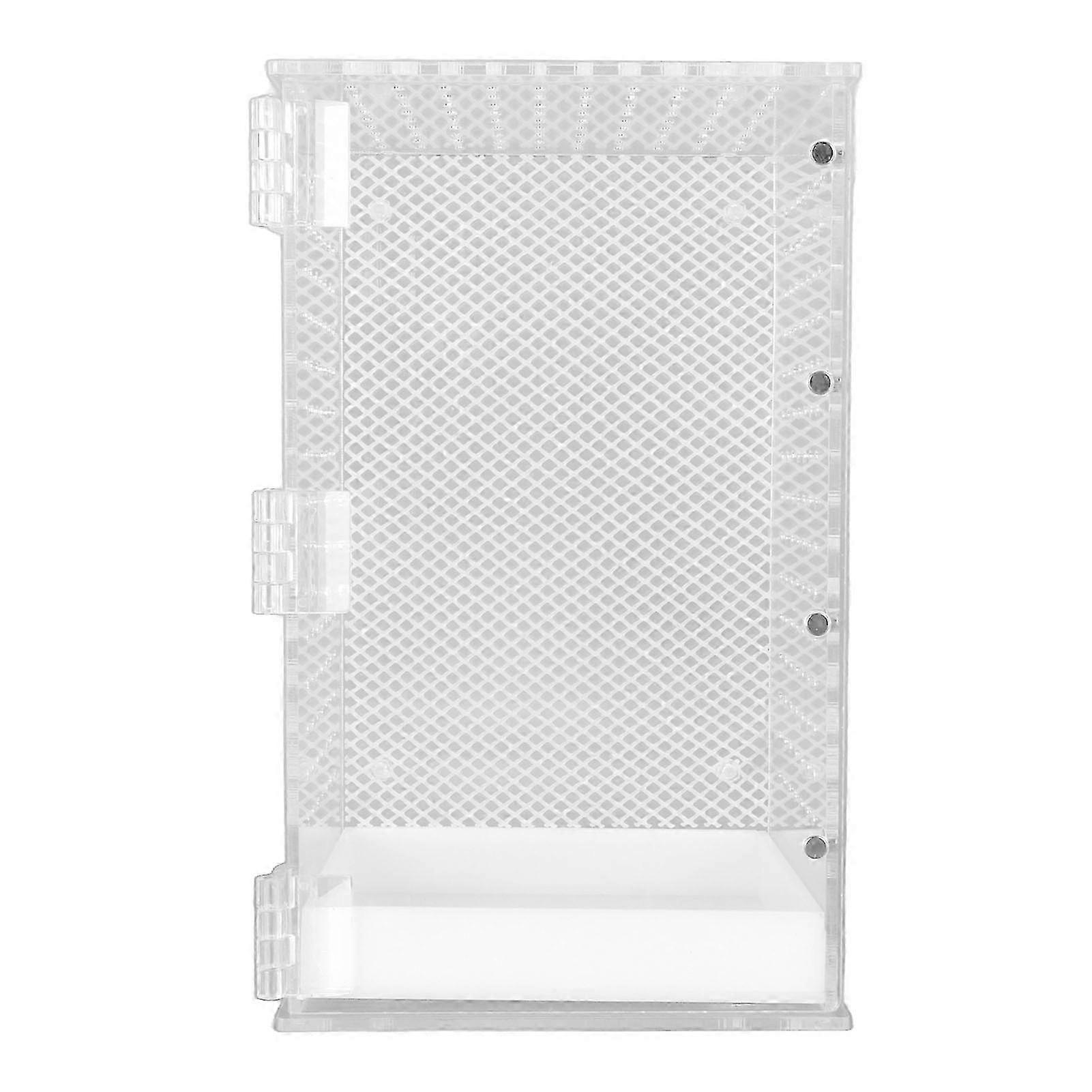 Acrylic Highly Transparent Clear Habitat Tank for Leopard Gecko, Snake, and Frog