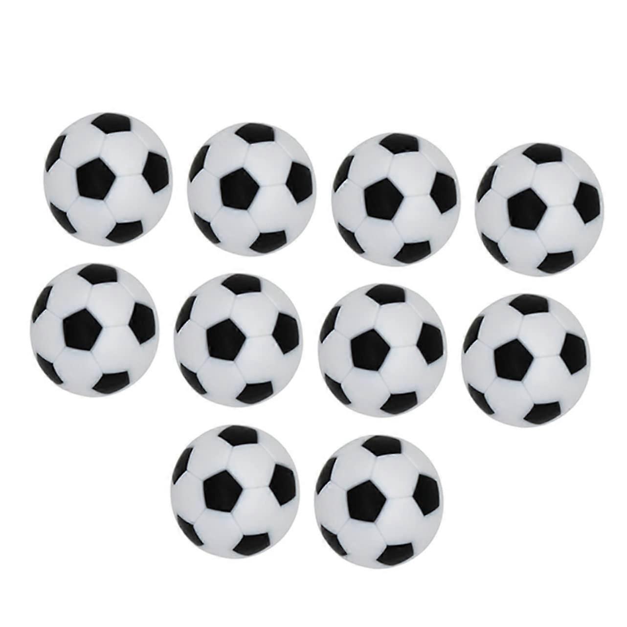 10 Pieces Table Football Balls Accessories for Kicker Table Football Table Mini Resin Ball Replacement Players 36mm Resin Material