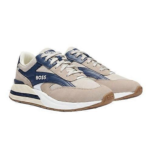 Boss Mens Kurt Leather Running Trainers