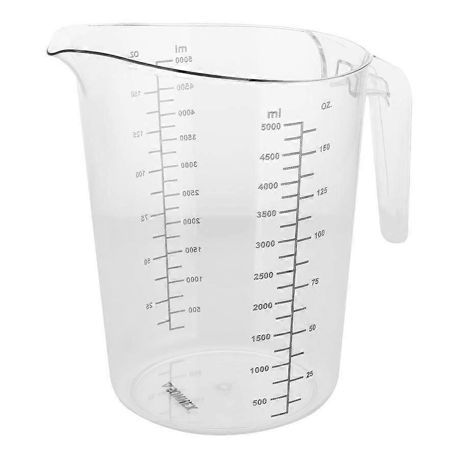 Sunnex Stackable 5L Measuring Jug Clear Polycarbonate Durable Dishwasher Safe Kitchen Utensils