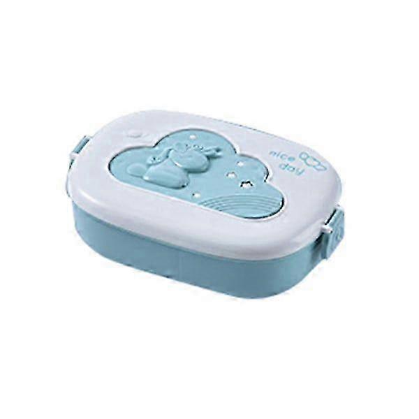 Portable children's lunch box with compartment for picnics