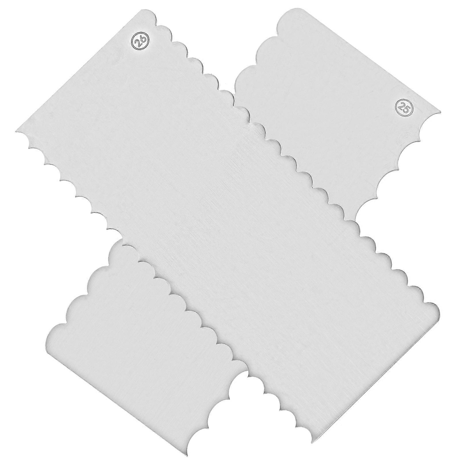 Frosting Cake Smoother Icing and Decorating Beginner Decorators 23x8.5CM 2Set