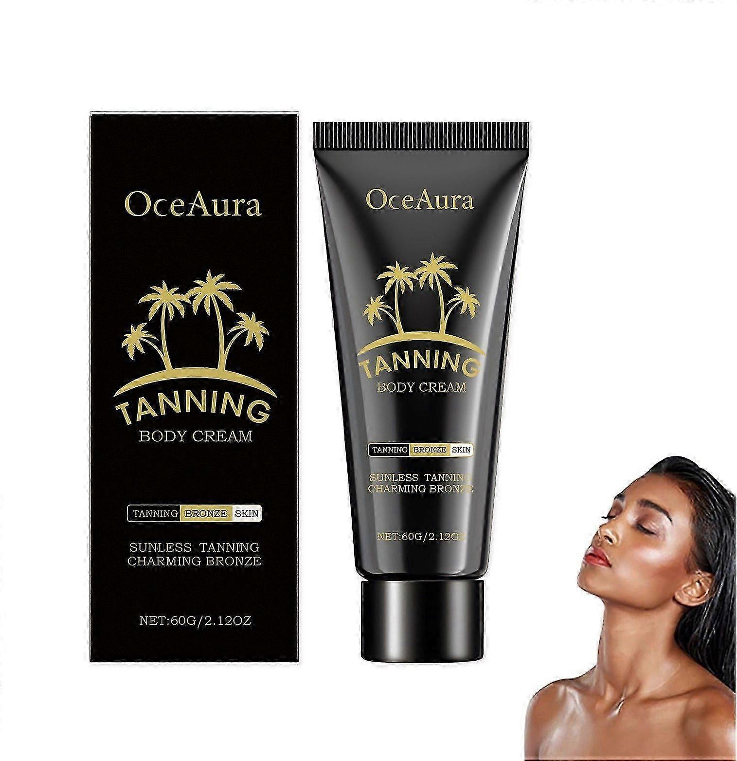 Tanning Cream, Sunbed Tanning Accelerator for Sunbed & Outdoor Sun, Tan Accelerator with Verbena, Carrot, Vitamin E, Intense Hydration & Long Lasting
