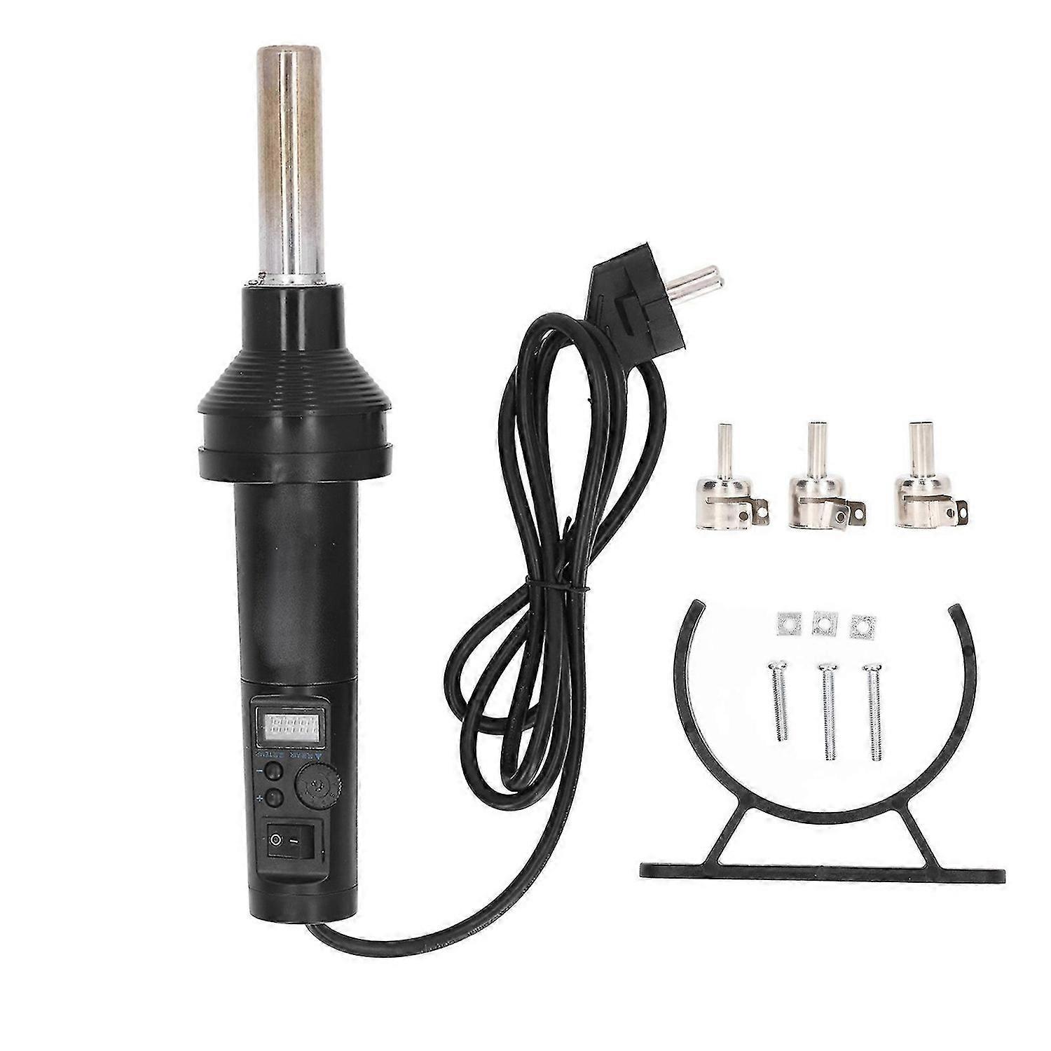 Hot Air Gun Digital Display 100500 Adjustable Portable Tool Set Kit