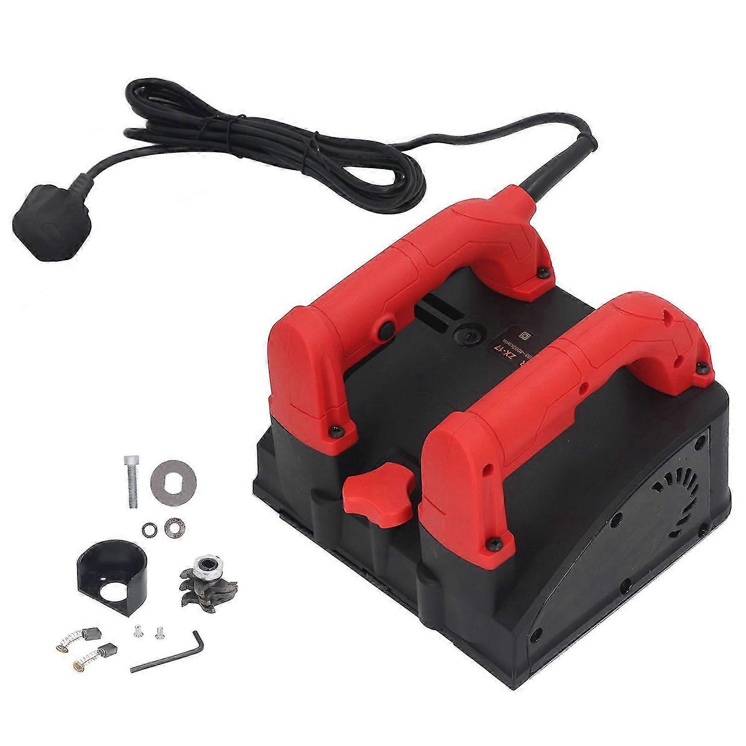 Handheld Electric Planer Fully Automatic Power Shovel Wall Machine for Putty Powder Plastering Grinding Polishing Plug 220V