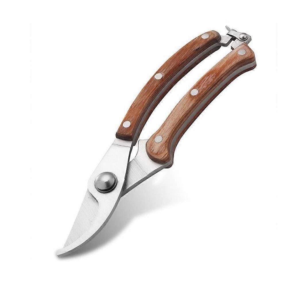 8inch pruning shears, garden shears, bypass pruners for trimming branches, gardener's tool.