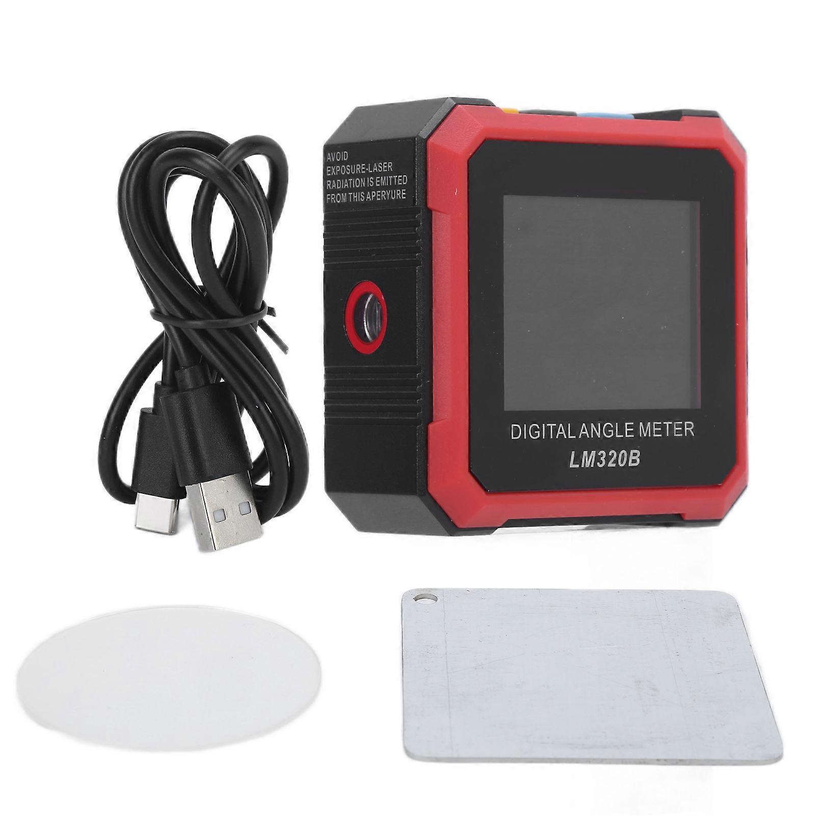 LM320B Laser Digital Display Inclinometer Electronic Angle Detector Inclination Ruler Level Meter