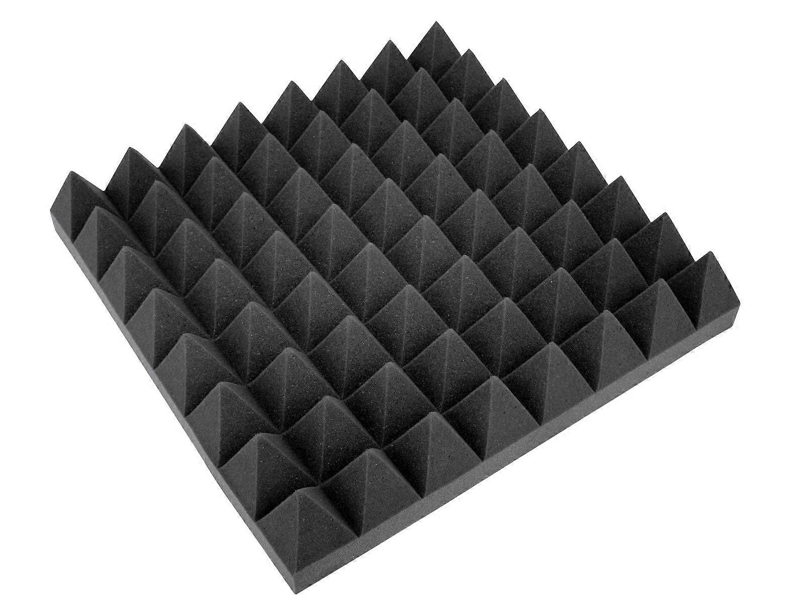Acoustic Foam, Pyramid 100 mm, 50 x 50 cm
