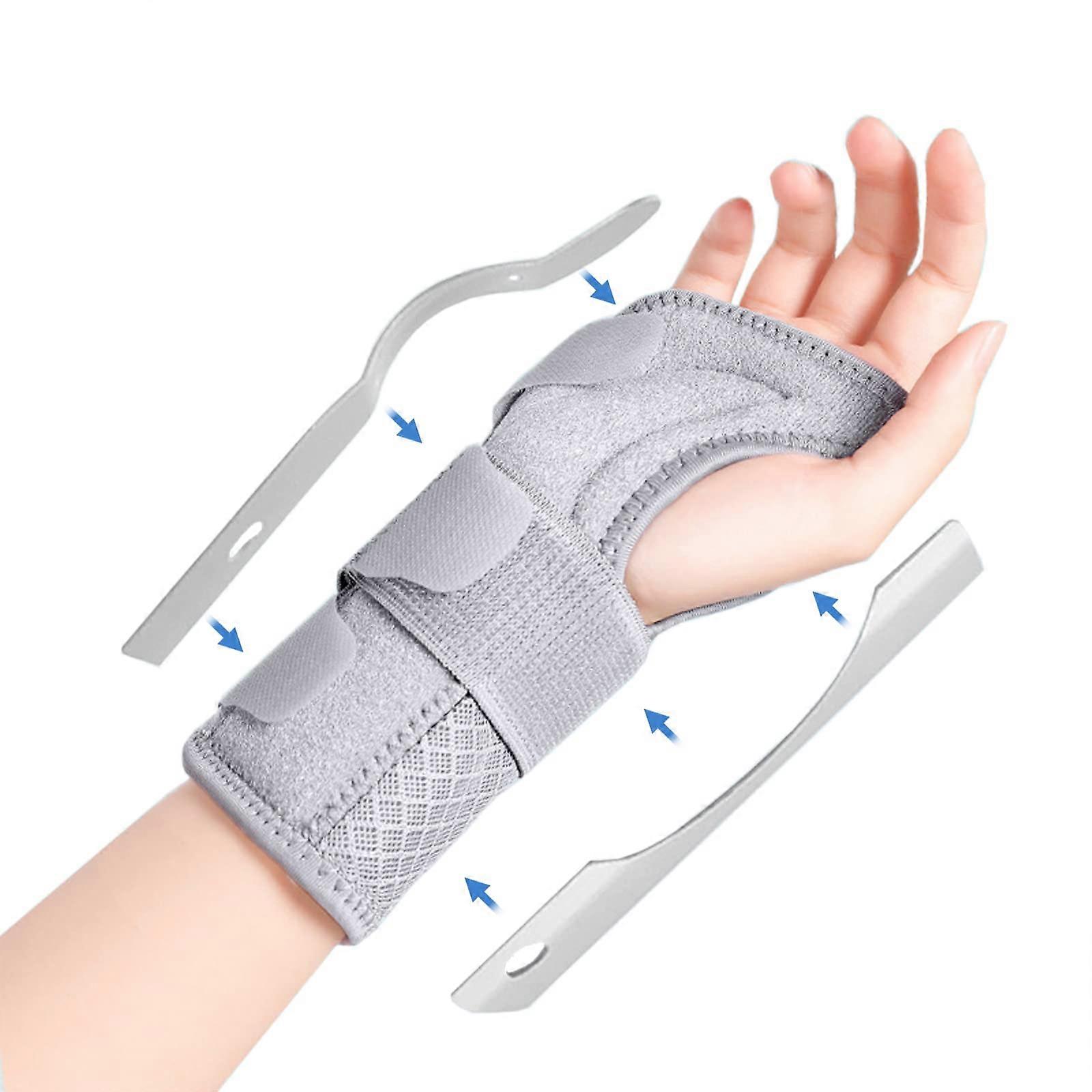 Carpal Tunnel Wrist Brace Adjustable Splint for Right and Left Hand, Size S/M, Arthritis Pain Relief, Tendonitis Support