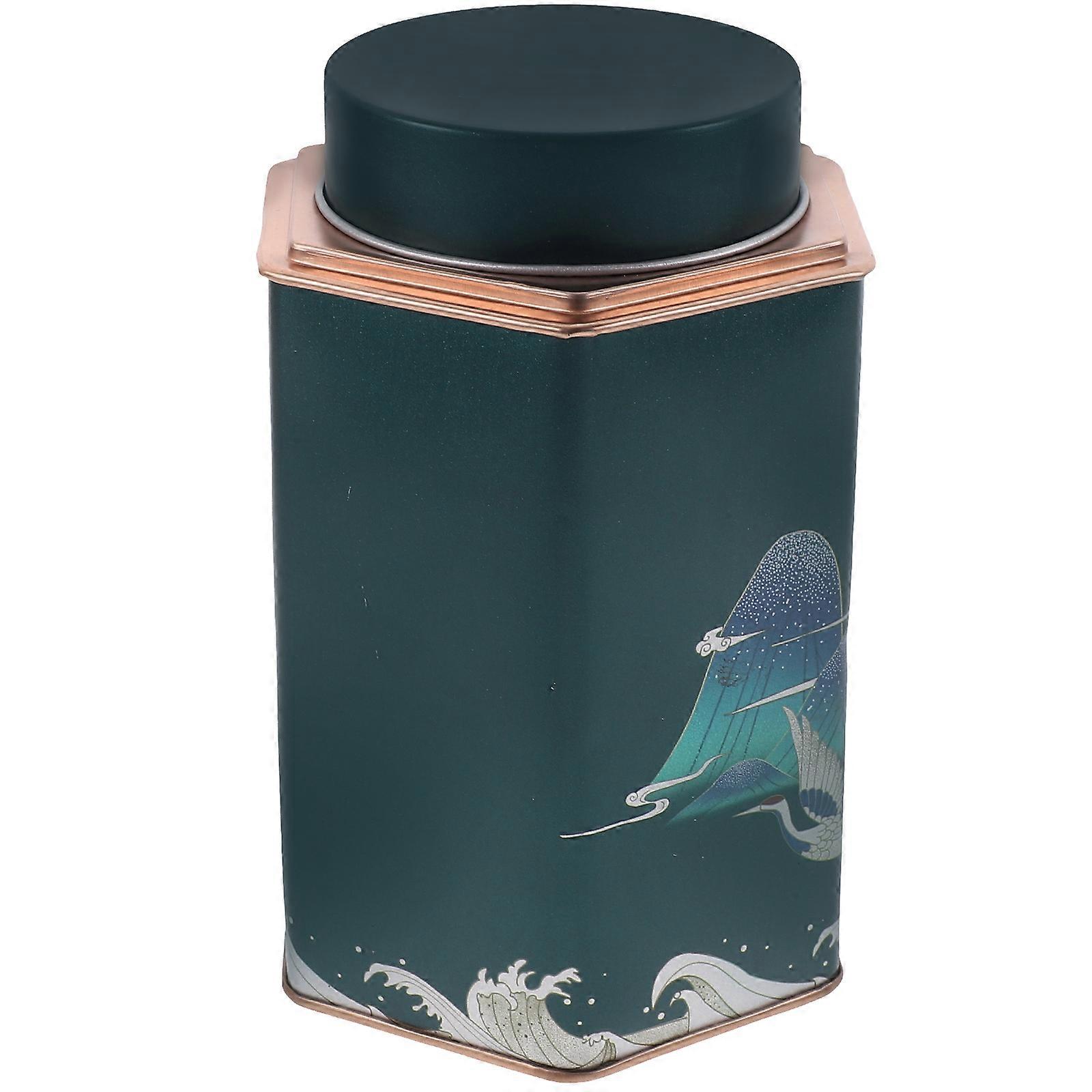 Sealing Storage Container 1Pcs Hexagonal Tea Jar For Kitchen Use 15.00X9.70X9.70CM Moisture Proof