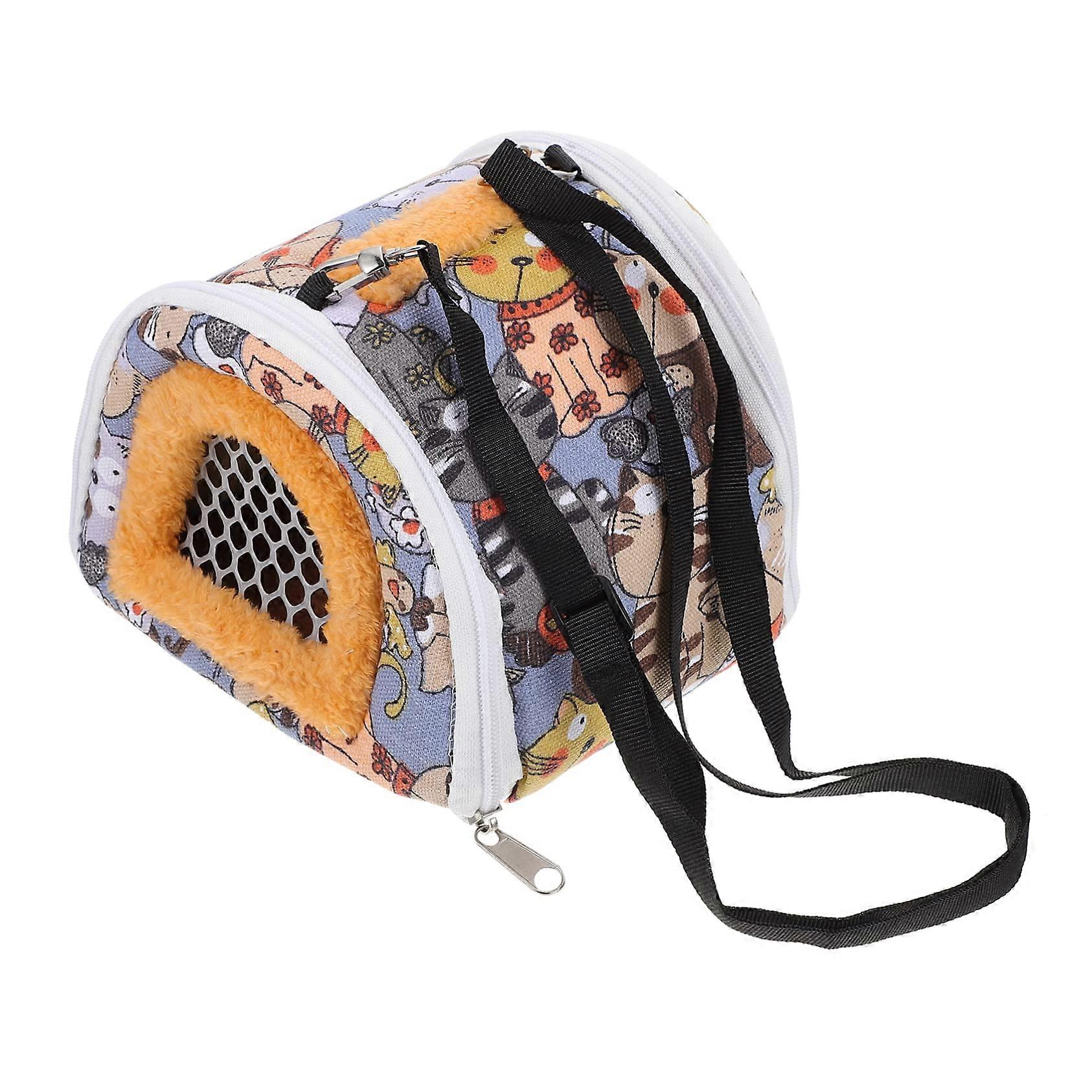 Hamster Carrier Bag, Breathable for Travel, Suitable for Small Pets