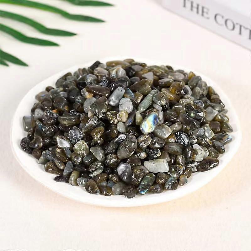 Grauer Naturkristall Schotter 7-9 mm Poliert Aromatherapie Stein Für Aquarium Deko 200 g Entmagnetisierungsstein